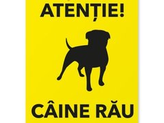 Semne pentru caine rau